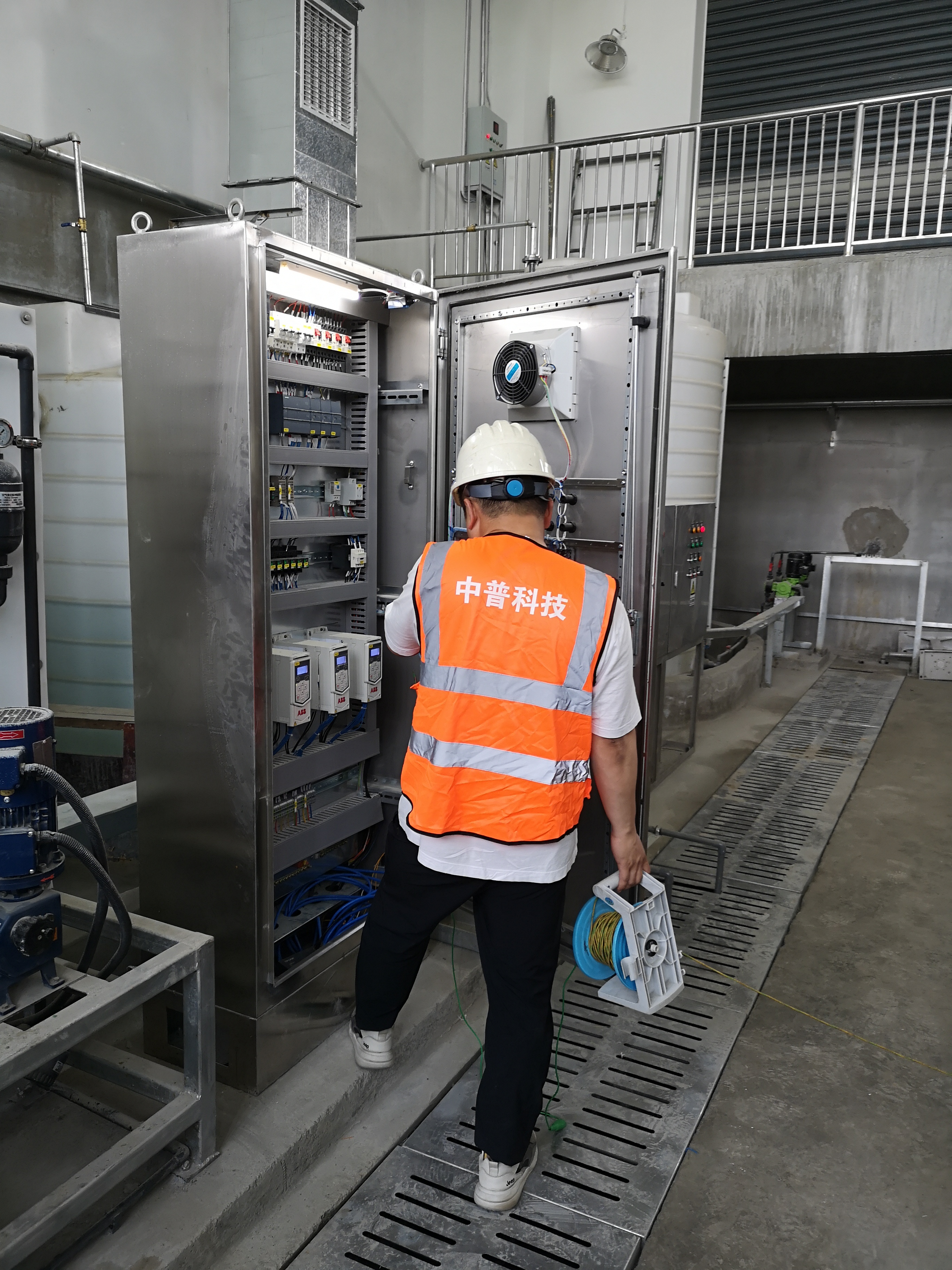 防雷檢測施工現場